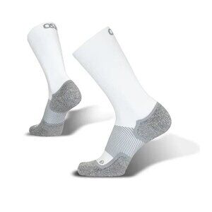 OS1st WC Wicked Comfort Crew Sock-White Mid-Calf